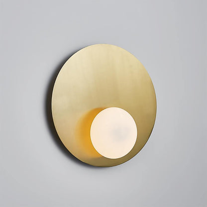 Nodes Angled Minimalist Crystal Wall Sconce