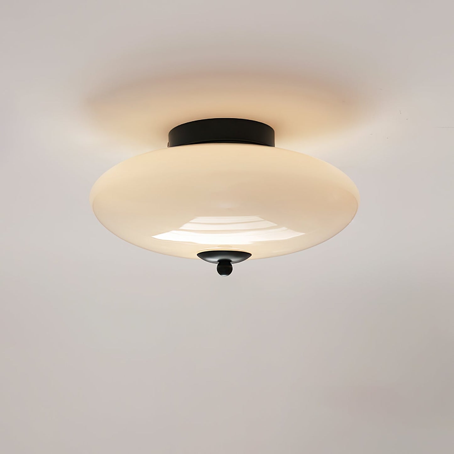 Opal Modern Crystal Ceiling Lamp