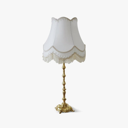 Pantalla Vintage Brass Table Lamp