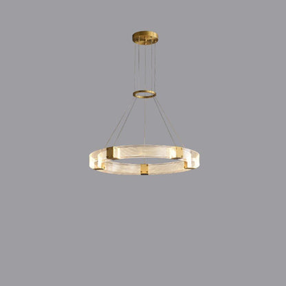 Parallel LED Luxury Brass Chandelier