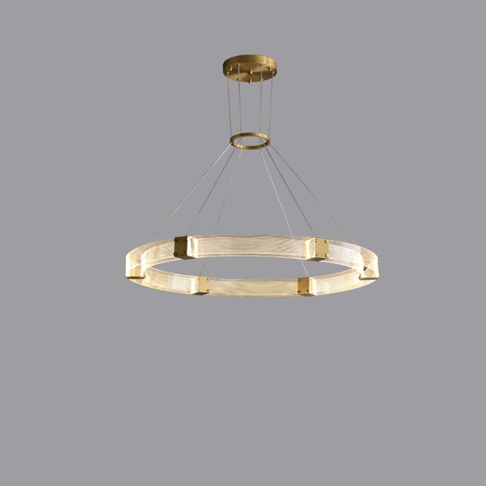 Parallel LED Luxury Brass Chandelier