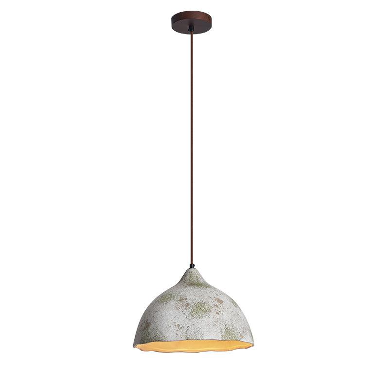 Pear Shape Ceramic Modern Metal Pendant Light