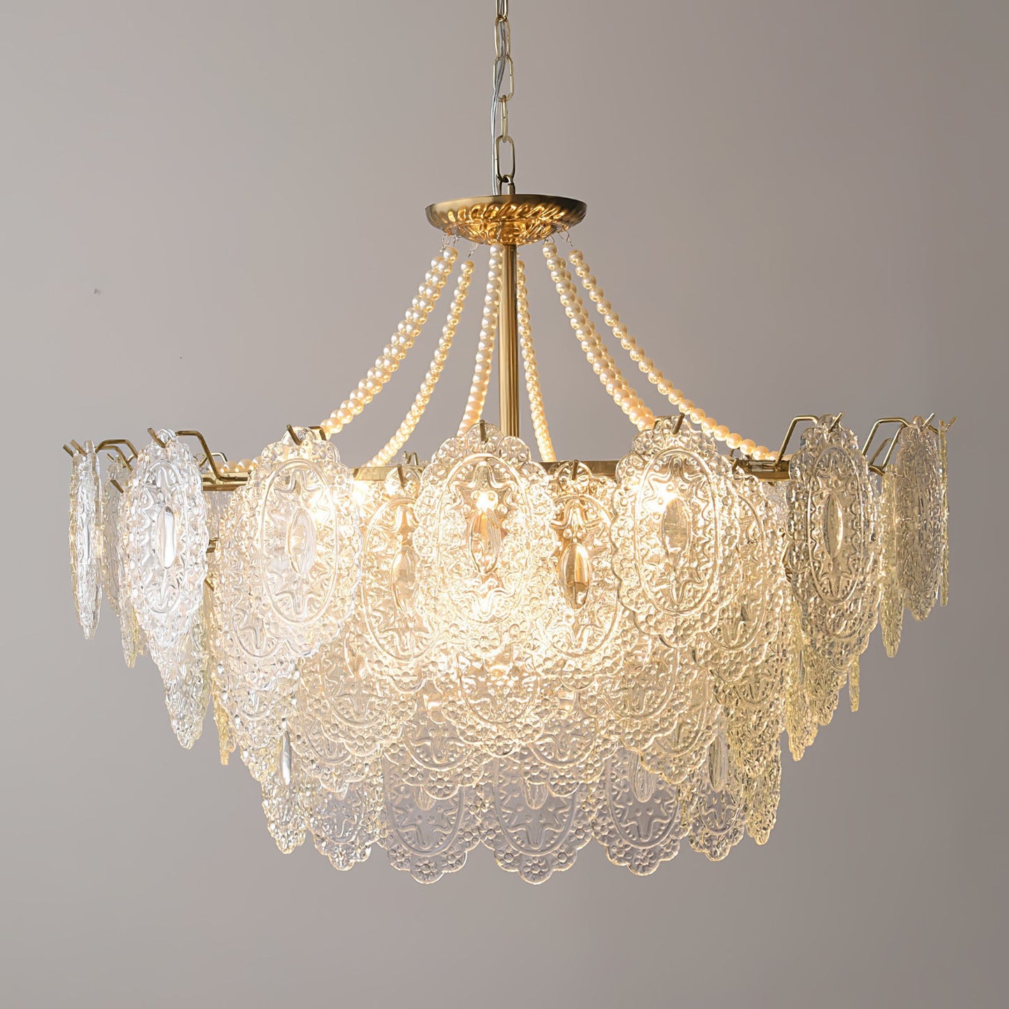 Pearls Modern Crystal Chandelier