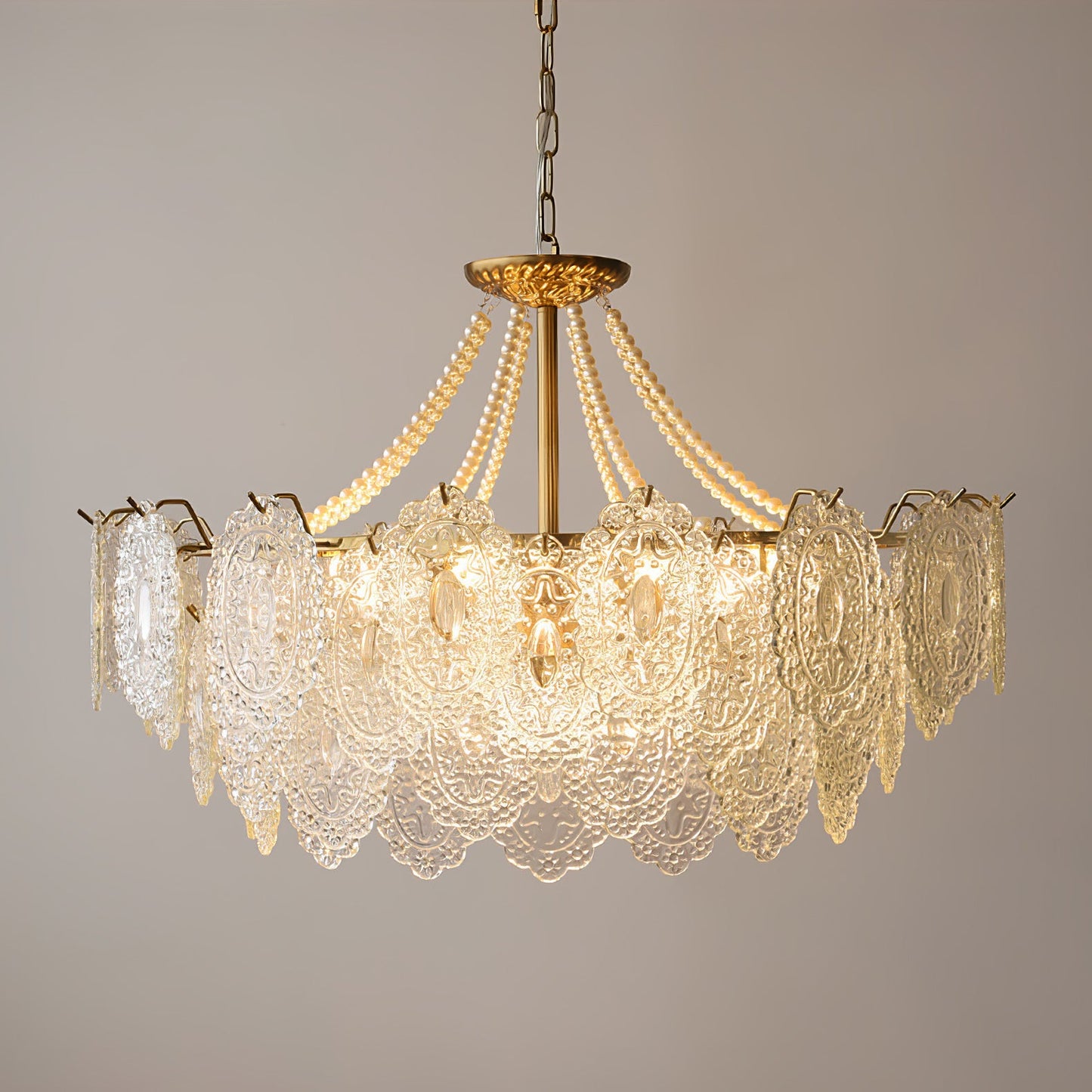 Pearls Modern Crystal Chandelier