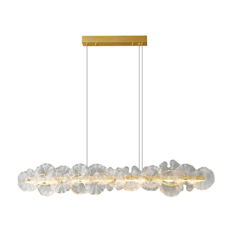 Petal Halo Art Deco Crystal Chandelier