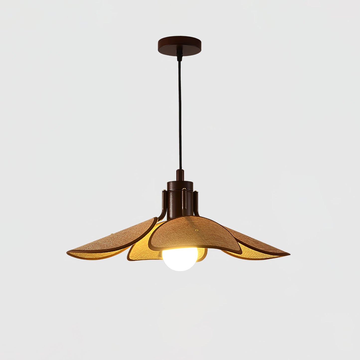 Petal Bloom Vintage Metal Pendant Light