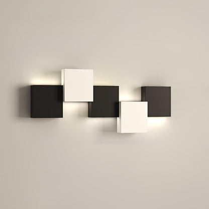 Piano Key Eclectic Metal Wall Light