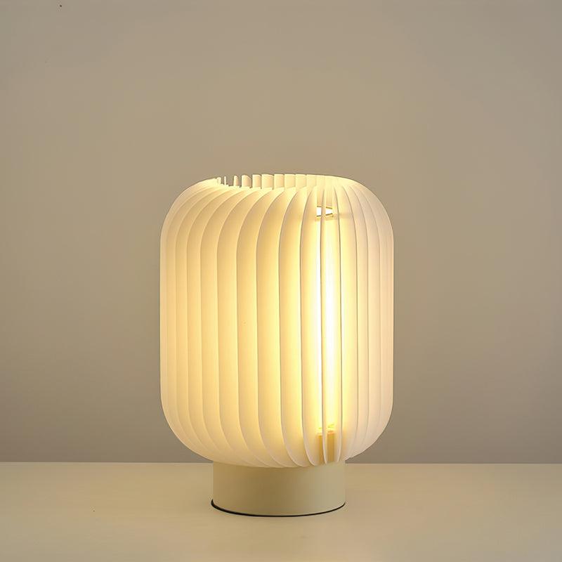 Pleated Art Deco Material Table Lamp