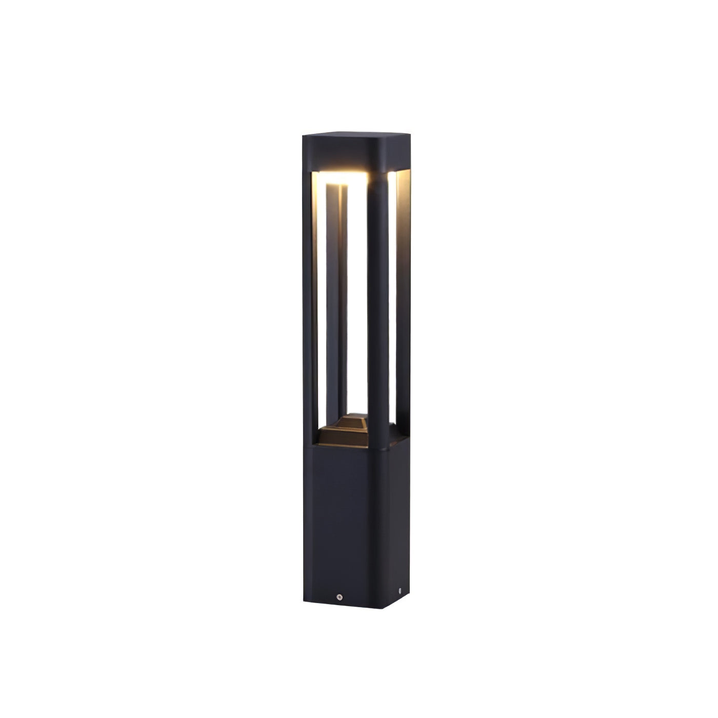 Rectangular Column Garden Modern Aluminum Outdoor Light