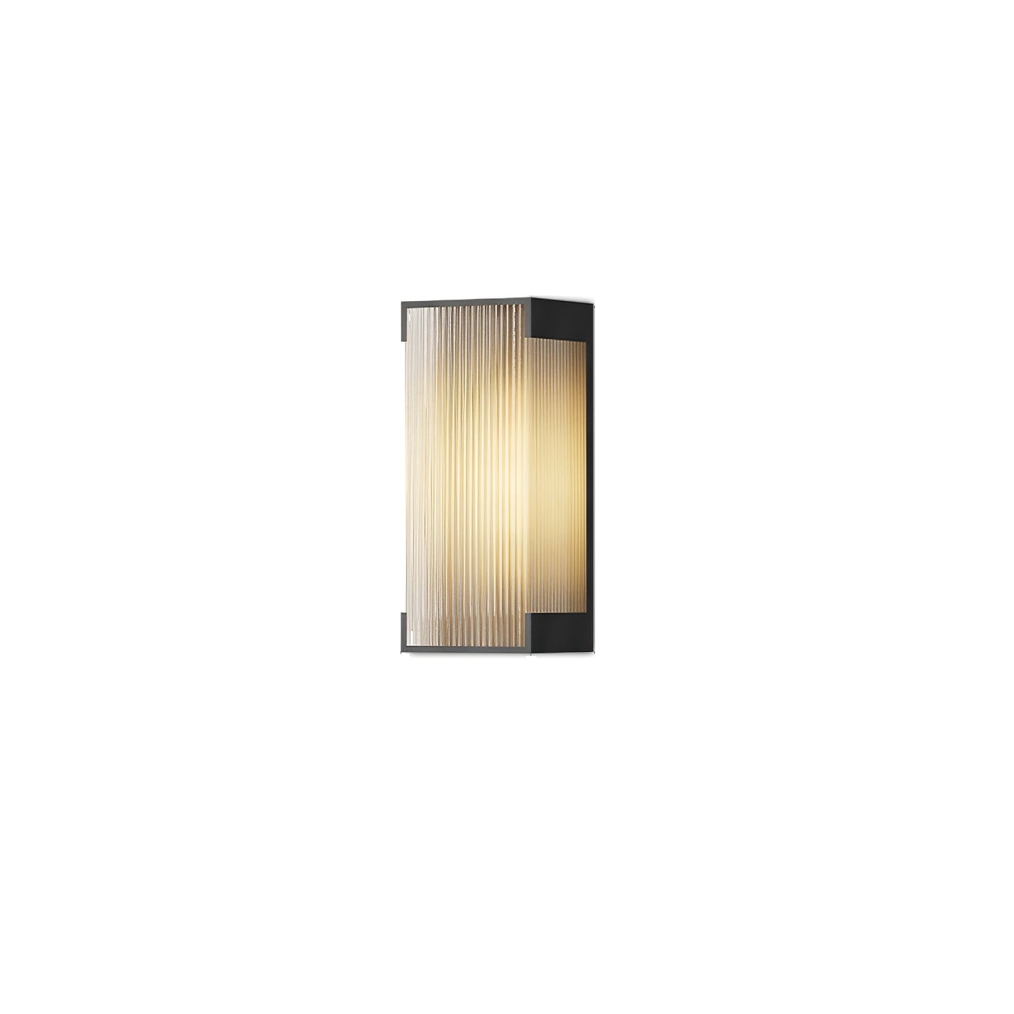 Rectangular Outdoor Modern Steel Wall Light