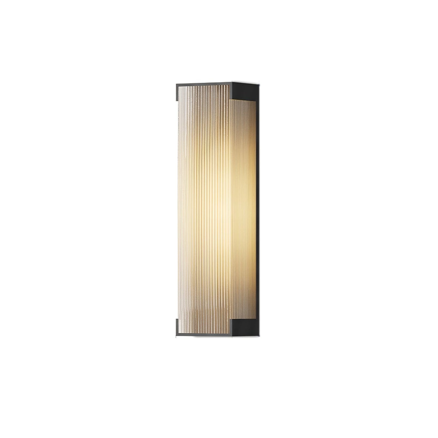 Rectangular Outdoor Modern Steel Wall Light