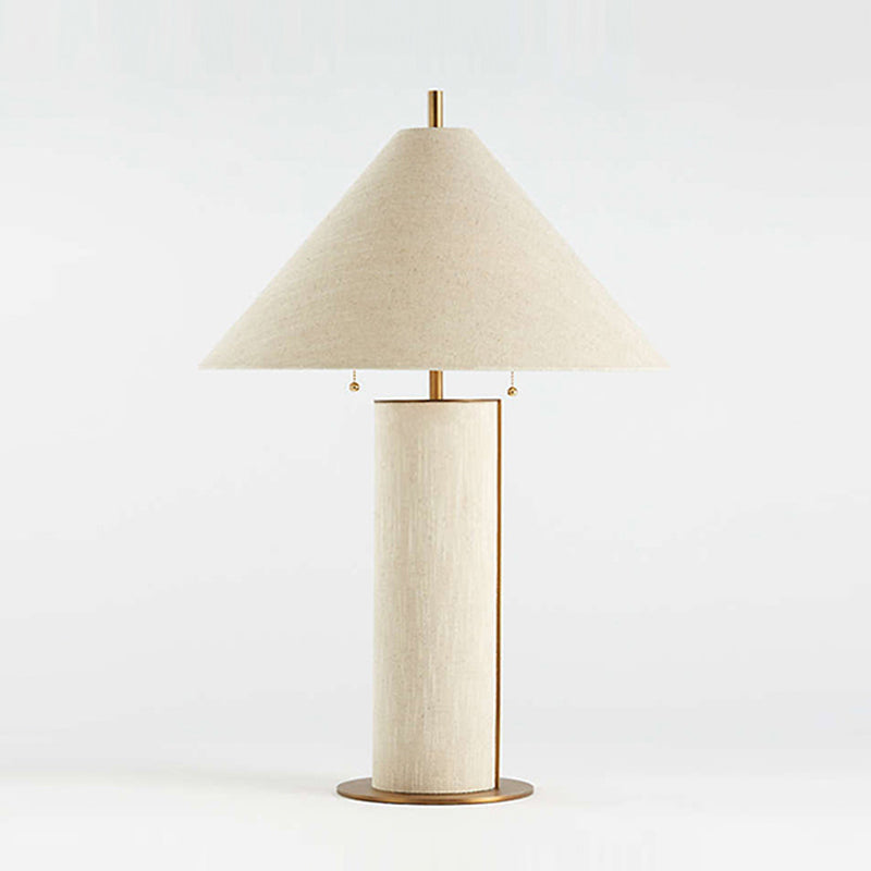 Remi Linen Luxury Metal Table Lamp