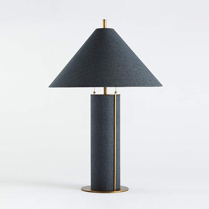 Remi Linen Luxury Metal Table Lamp