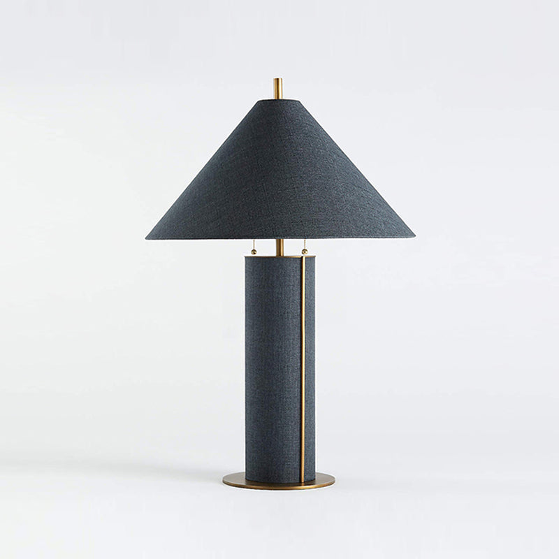 Remi Linen Luxury Metal Table Lamp