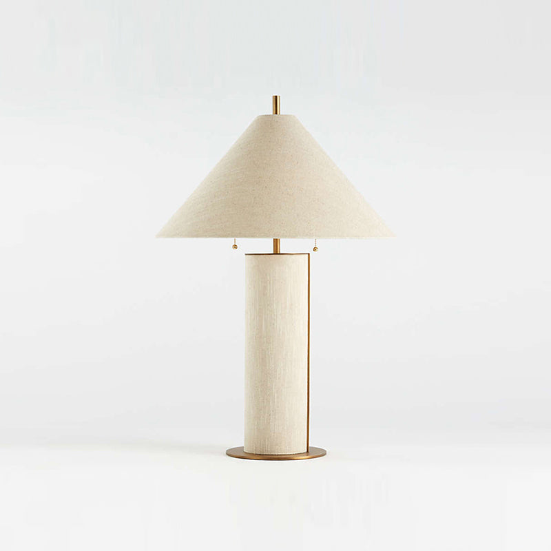 Remi Linen Luxury Metal Table Lamp