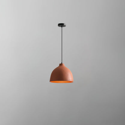 Resin Bowl Modern Metal Pendant Lamp