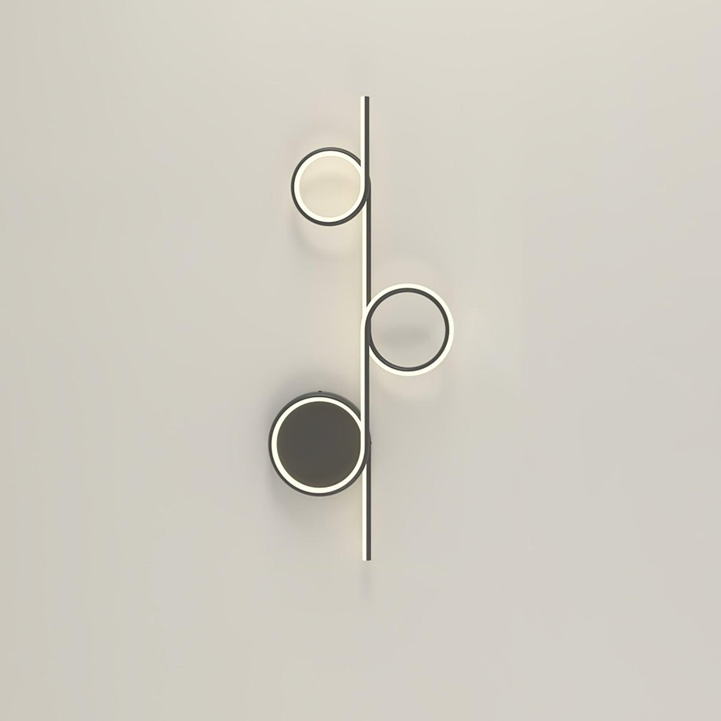 Rhythmic Line Eclectic Metal Wall Light