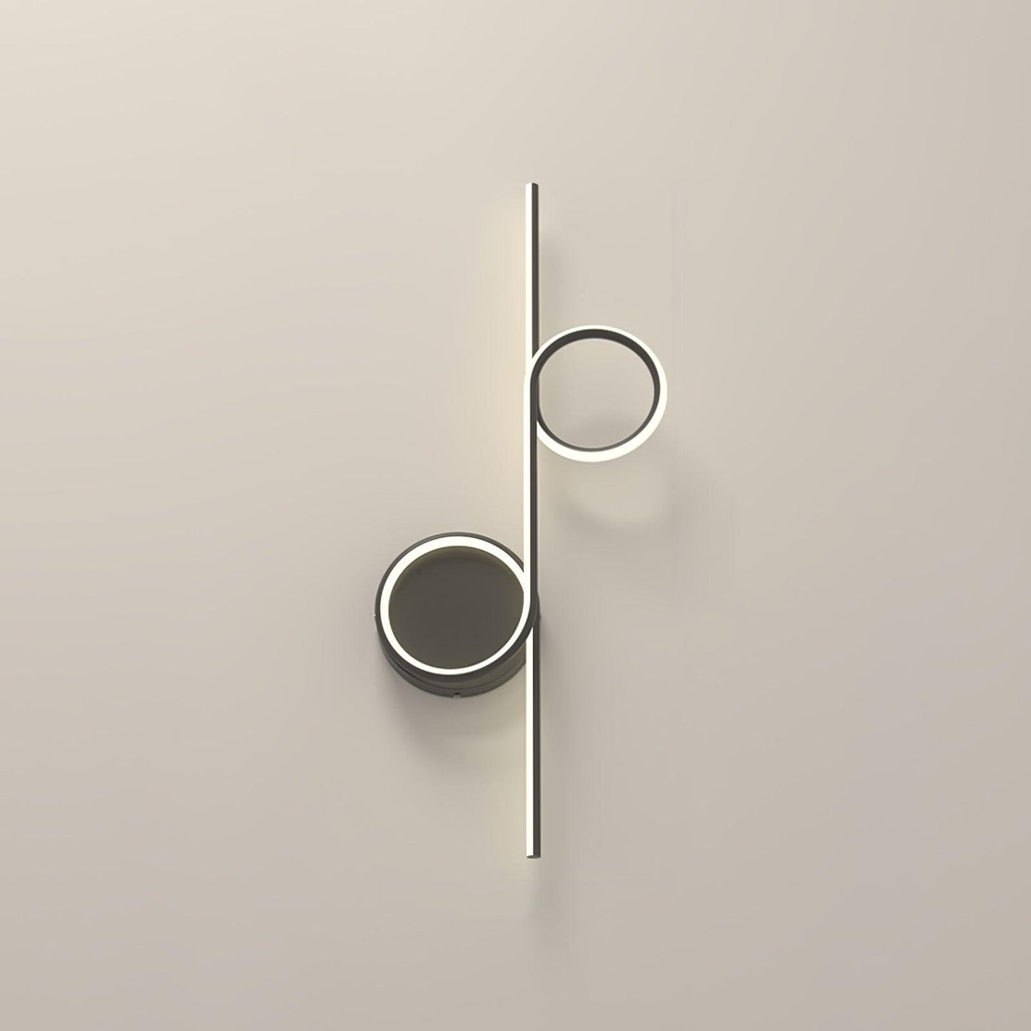 Rhythmic Line Eclectic Metal Wall Light