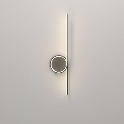 Rhythmic Line Eclectic Metal Wall Light