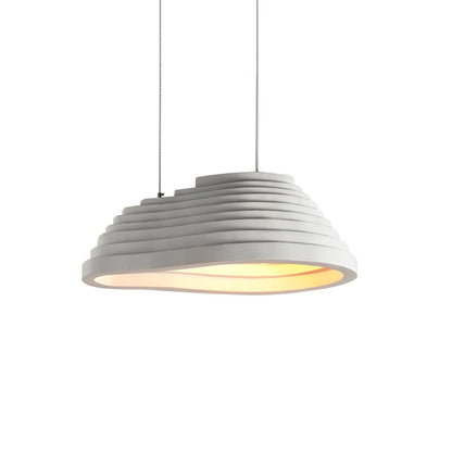 Rice Field Acoustic Eclectic Metal Pendant Lamp