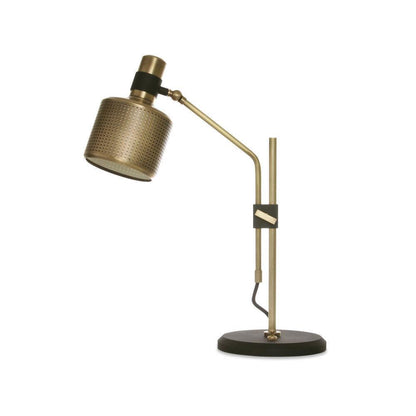 Riddle Eclectic Metal Table Lamp