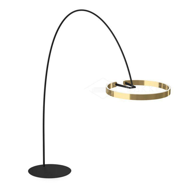 Ring Eclectic Metal Floor Light