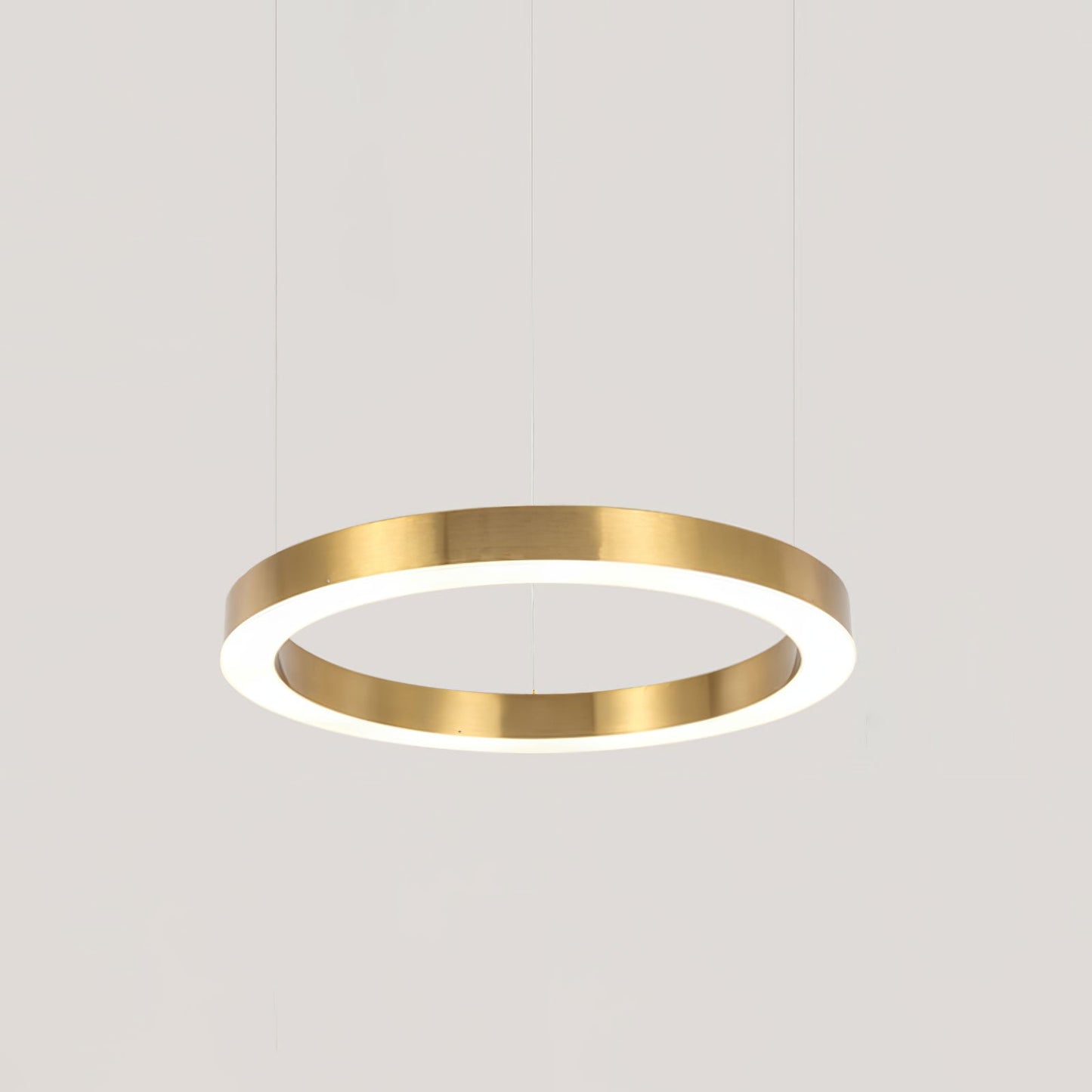 Ring LED Eclectic Metal Pendant Light