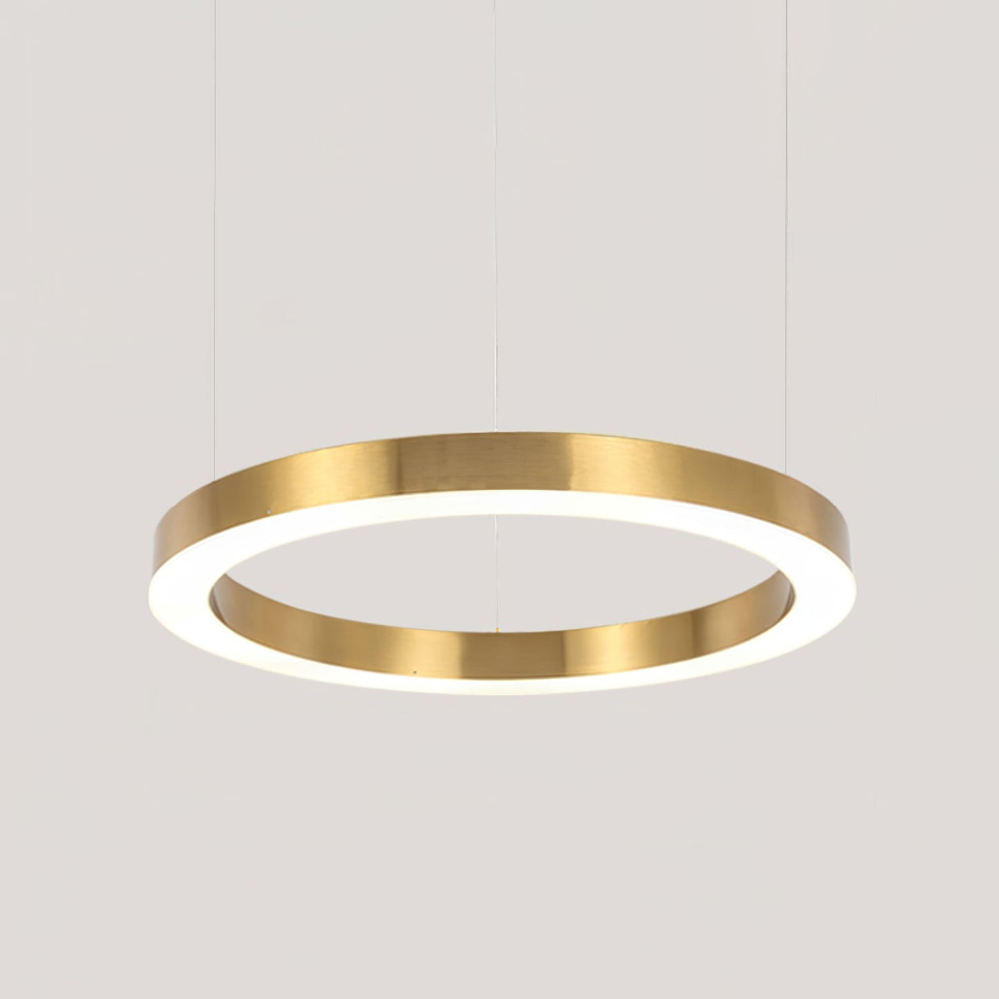 Ring LED Eclectic Metal Pendant Light