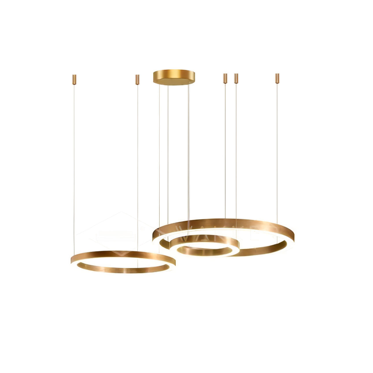 Ring LED Eclectic Metal Pendant Light