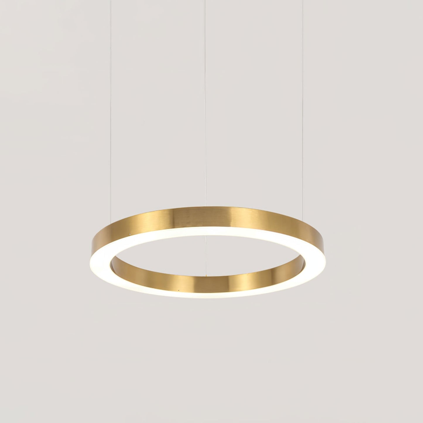 Ring LED Eclectic Metal Pendant Light