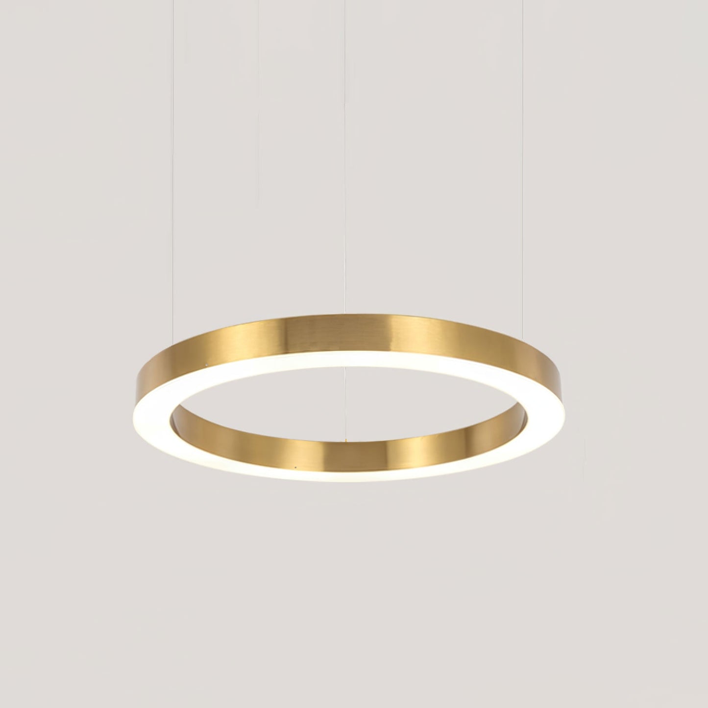 Ring LED Eclectic Metal Pendant Light