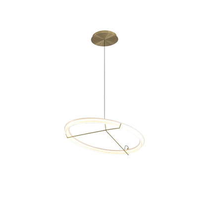 Ring Nodes Eclectic Metal Pendant Lamp