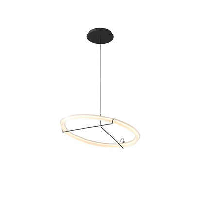 Ring Nodes Eclectic Metal Pendant Lamp