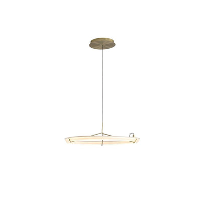 Ring Nodes Eclectic Metal Pendant Lamp