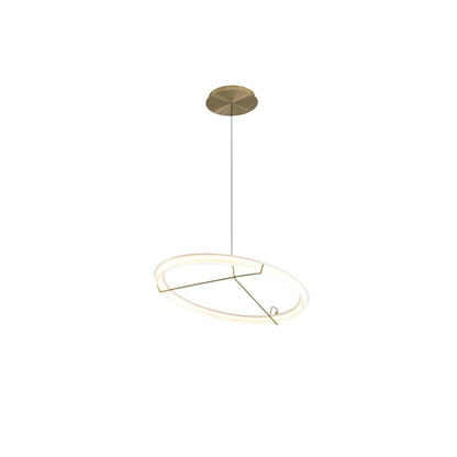 Ring Nodes Eclectic Metal Pendant Lamp