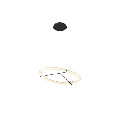 Ring Nodes Eclectic Metal Pendant Lamp