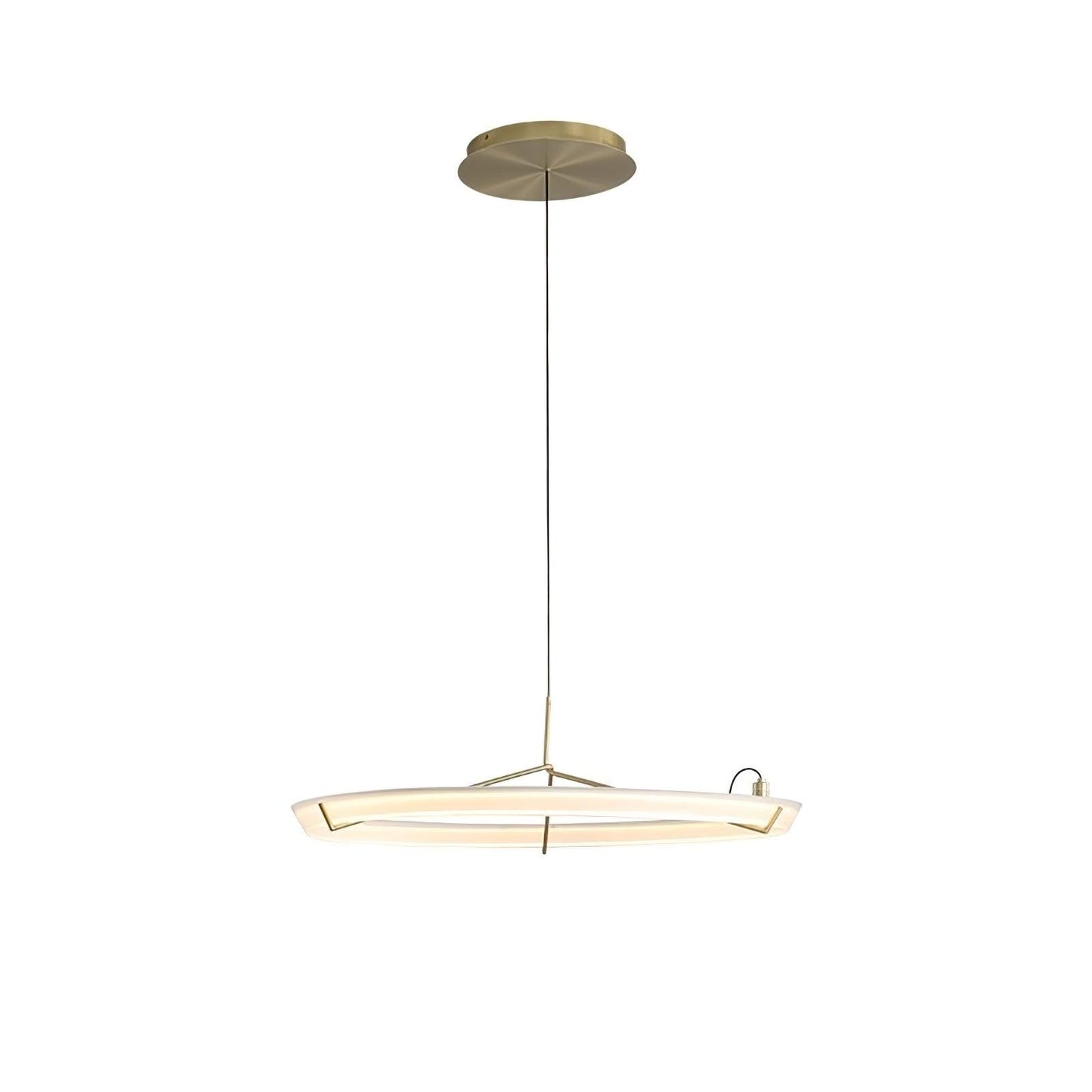 Ring Nodes Eclectic Metal Pendant Lamp