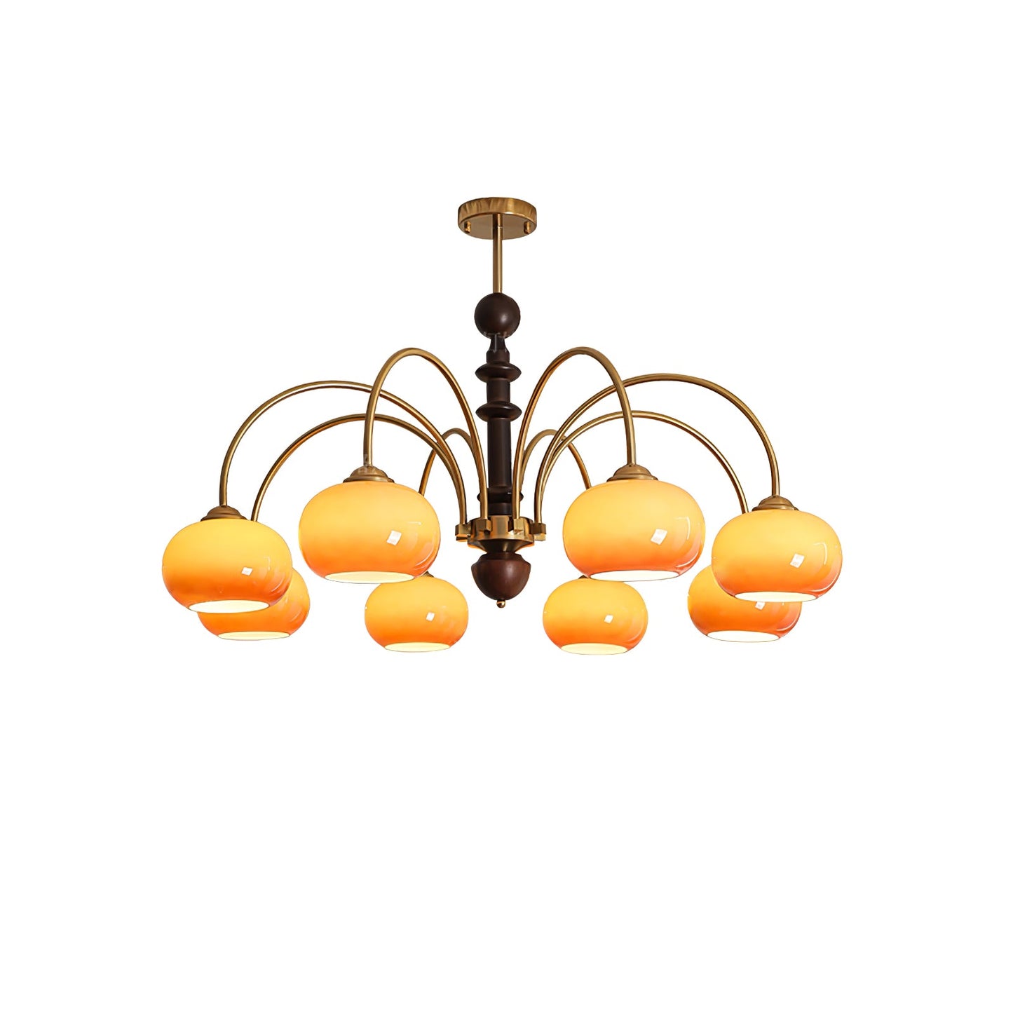 Ripe Persimmon Classic Crystal Chandelier