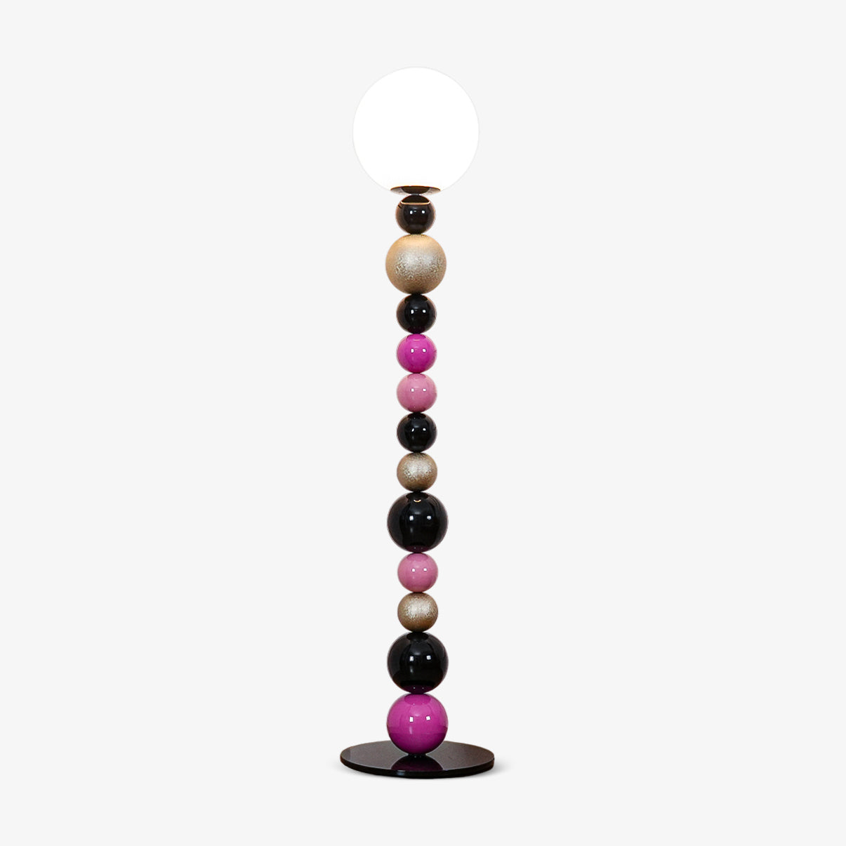 Round Balls Stacking Modern Crystal Floor Lamp