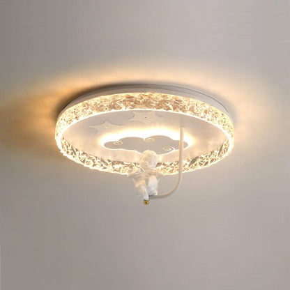 Round Carousel Childrens Ceiling Lamp