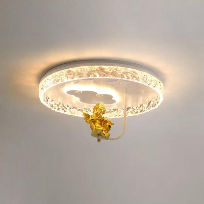 Round Carousel Childrens Ceiling Lamp