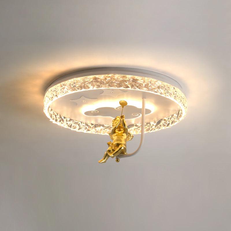 Round Carousel Childrens Ceiling Lamp