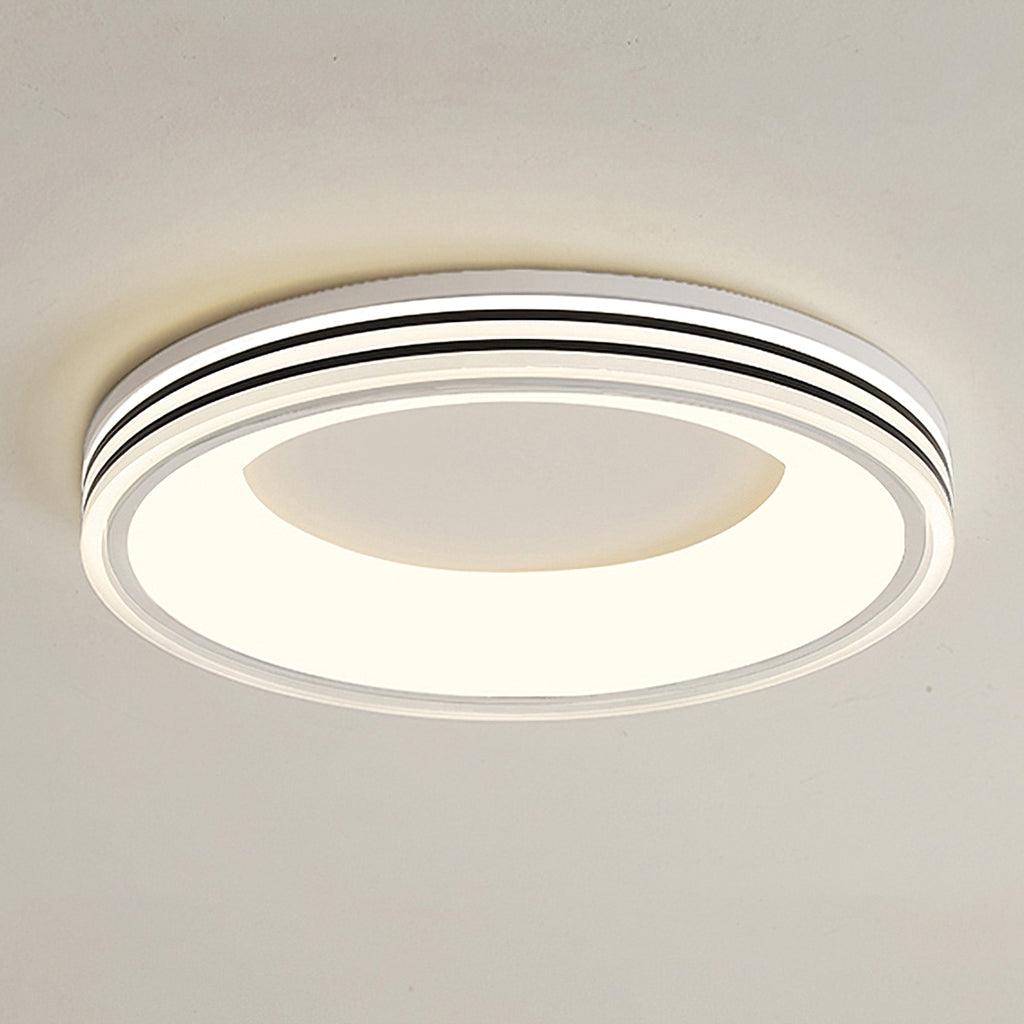 Round Shape Flush Modern Metal Ceiling Light