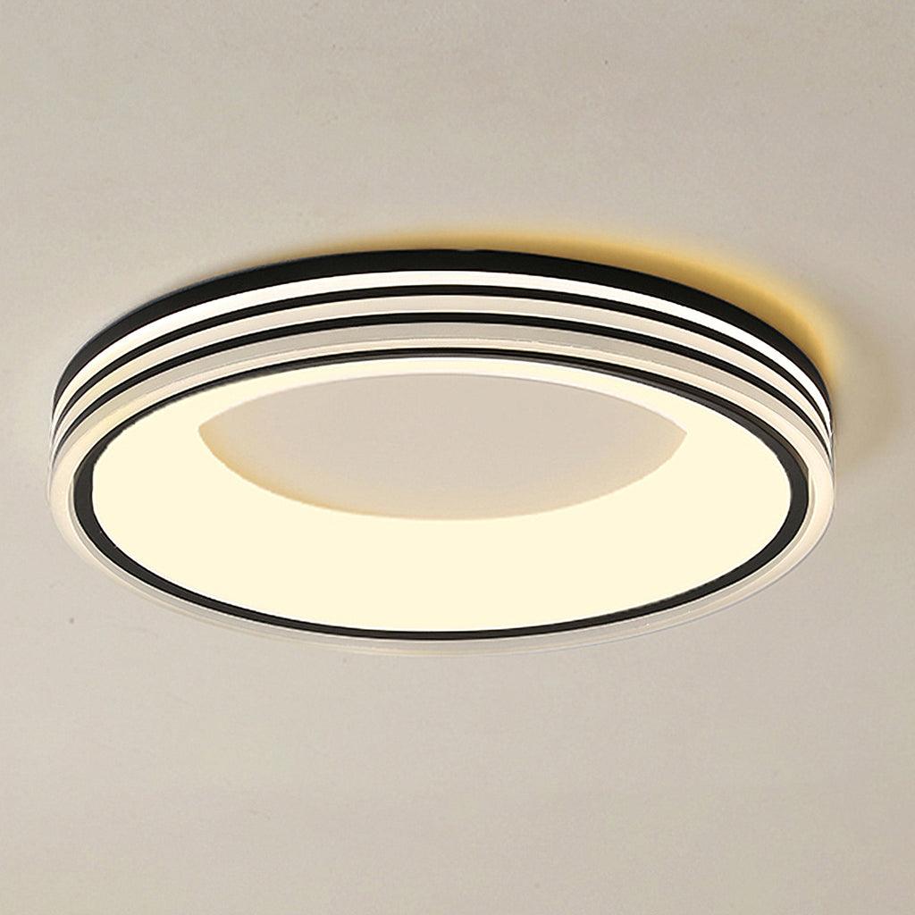 Round Shape Flush Modern Metal Ceiling Light