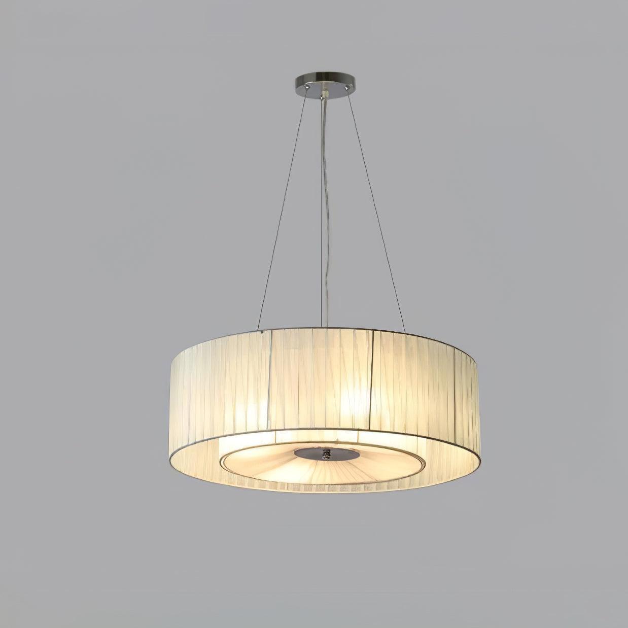 Ruffle Pleated Classic Metal Pendant Lamp