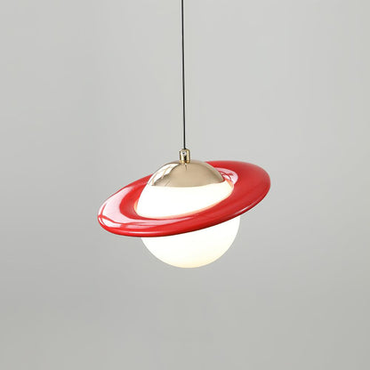 Saturn Planet Modern Crystal Pendant Lamp