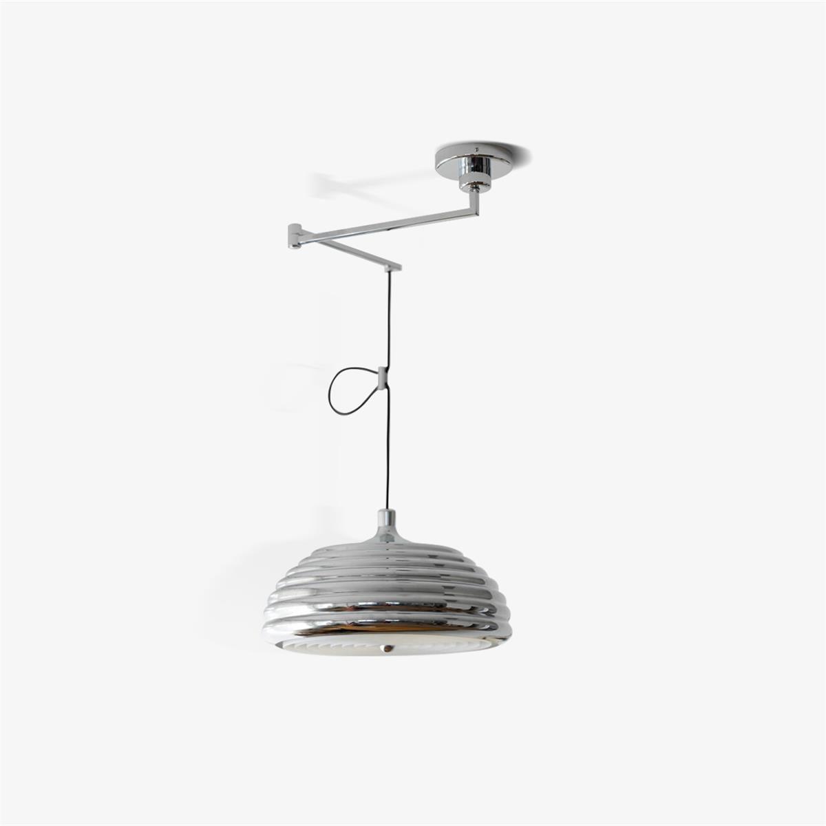 Saturno Chrome Modern Metal Pendant Lamp