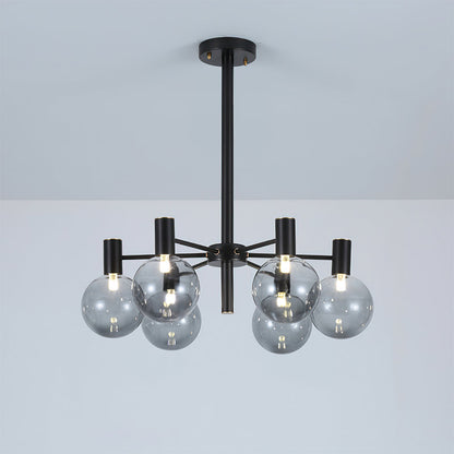 Selva Black Modern Crystal Chandelier