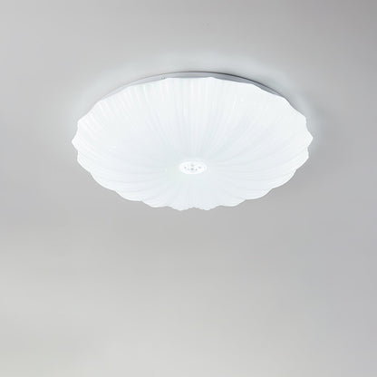 Acrylic Shell Round Minimalist Metal Ceiling Lamp