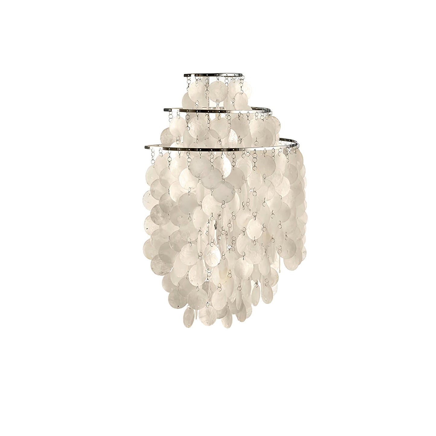 Shell Cascading Modern Metal Wall Light